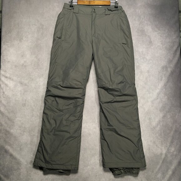 Columbia Mens Ski Pants size Medium Regular Gray Nylon Omnitech Pockets - Picture 4 of 16